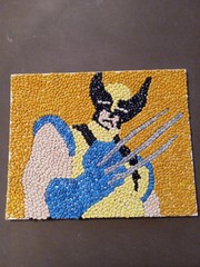 custom bean pictures made on canvases in different sizes