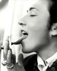 1996 Herb Ritts K D Lang Closeup Portrait Art Photo Engraving