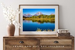 Mount Moran at Oxbow Bend in Grand Teton NP Wyoming Photo Print (Unframed)