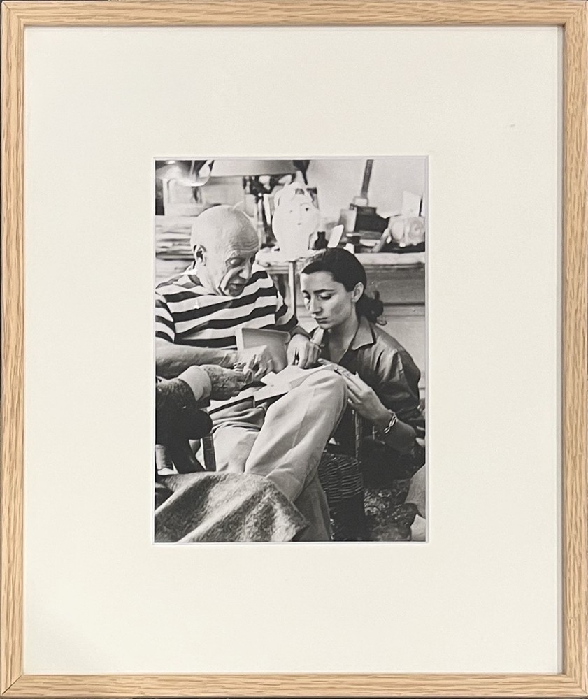 ANDRÉ VILLERS – PABLO PICASSO & JACQUELINE – SILVER GELATIN PRINT – 1955