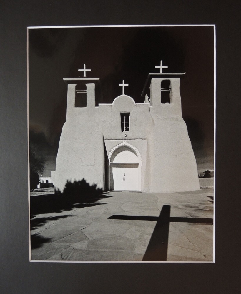 Fine Art Darkroom Print from «San Francisco de Asis Mission Church», Taos, NM