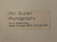 Signed Sunset Phil Rusten Photograph with frame