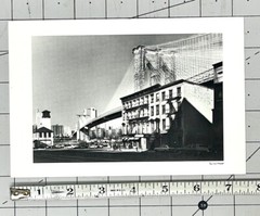 Lot Of 3 Alfred Eisenstaedt’s Brooklyn Bridge Life Portfolio Prints