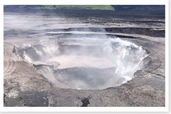 2018 View Into Enlarged Halema‘uma‘u Crater Kīlauea Volcano Silver Halide Photo