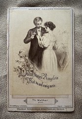 1902 Th. Walther German Art Postcard Galerie Moderne Meister Berlin Antique