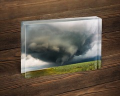 Tornado photography wall art photo storm cloud picture Iowa landscape print