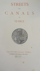 Ongania, Streets and Canals of Venice ,PLATE 2, before 1892, photogravure, $45