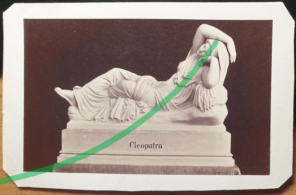 Cleopatra / Cleopatra – Antique – Figurine Sculpture / CDV