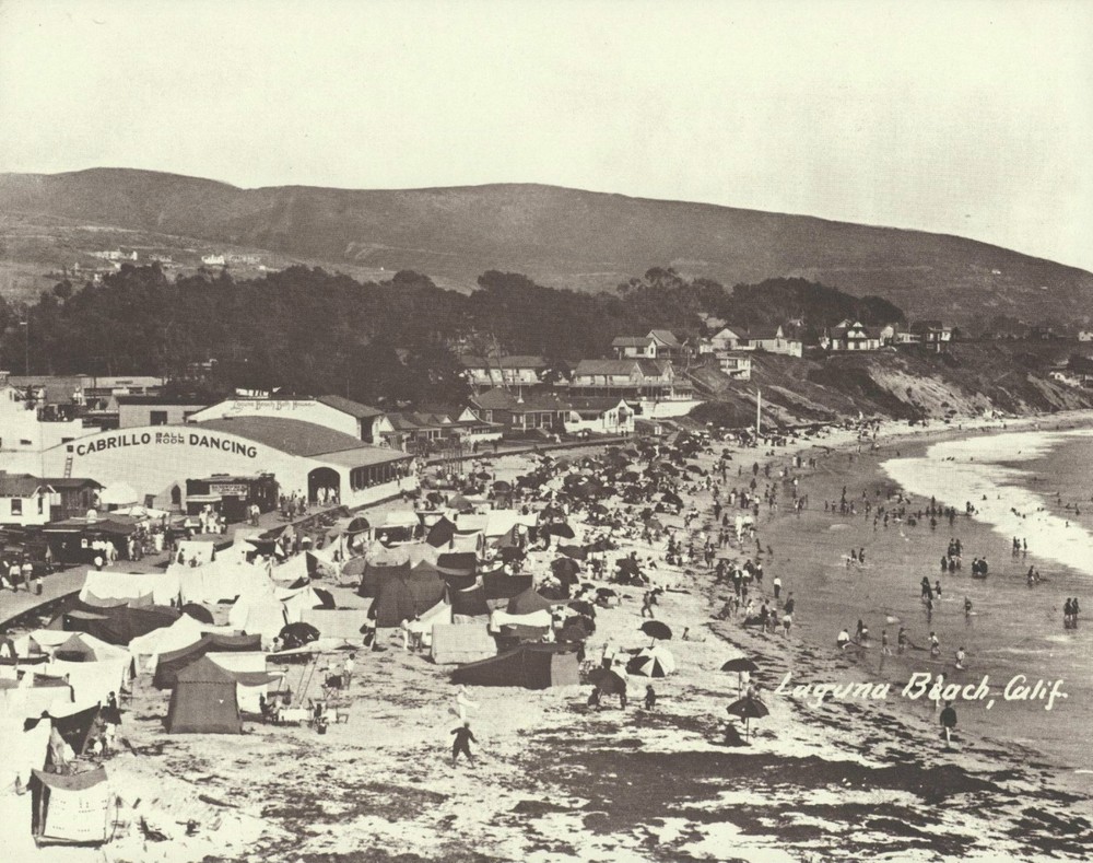 LAGUNA BEACH Main Beach CABRILLO BALLROOM Bath House Photo Print #914 11″ X 14″