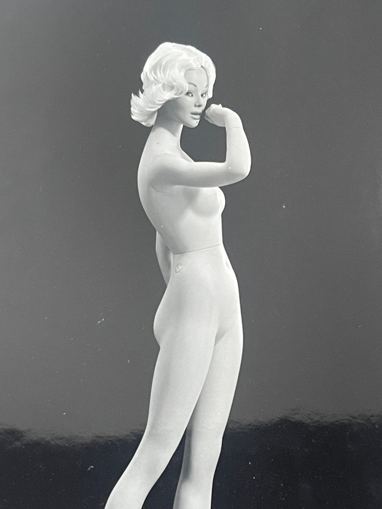 Rare Vintage Original Photo Siegel Stockman Mannequin Female Fetish Curiosa