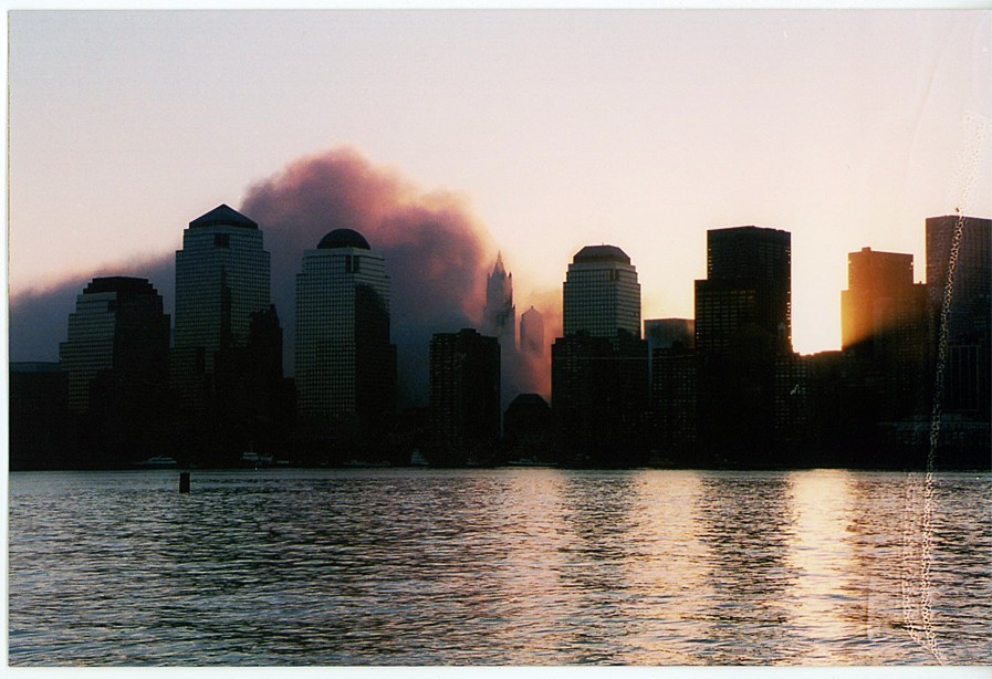-Original- 9/11 -SEPTEMBER 11, 2001- TYPE 1/I WTC SMOKING NYC SKYLINE Photograph