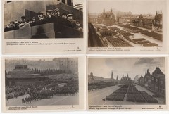 [Soviet Propaganda] 30 x Photographs from Moscow May Day Celebrations, 1930s