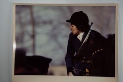 Vintage Analog Photo France Hunting Foxhunting Horse 24X30Cm 1970