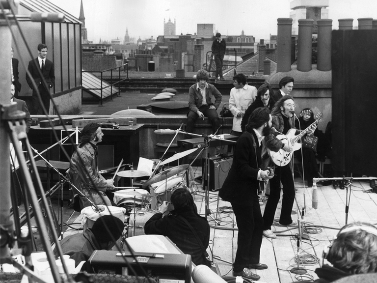 The Beatles Rooftop Let it be January 30th 1969 Photo 14 x 11″