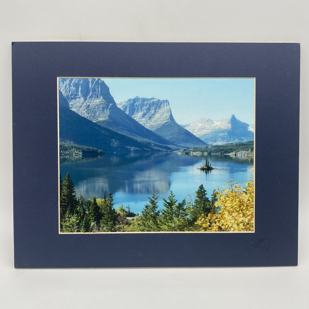 Matted Mountain Landscape Photo Print 11 X 14 Wall Art Gallery Decor