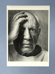 Pablo Picasso, France 1954 Fotofolio Art Print Card Photo By Arnold Newman 4”x6”