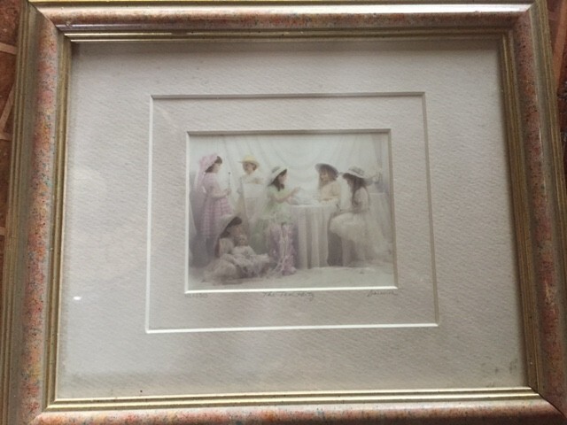 NORM DARWISH – » THE TEA PARTY» – HAND PAINTED PHOTO LTD. ED. NUMBERED & SIGNED