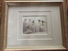NORM DARWISH – » THE TEA PARTY» – HAND PAINTED PHOTO LTD. ED. NUMBERED & SIGNED