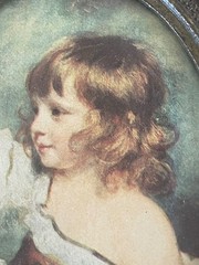 Vintage Italian Small Frame With Portrait
