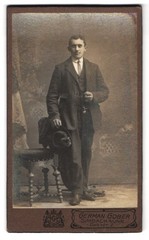 Photograph German Gober, Simbach a/Inn, Duitstrasse 2, portrait young man in