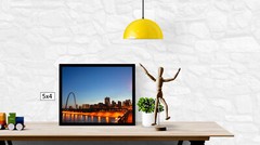 St. Louis skyline at night, High Resolution Image, Many Formats, TV Art