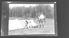Negative Migratory Bird Boy Scout Free Flare Circa 1930 Flag 5x8cm