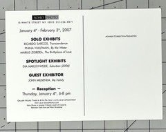John Milisenda (b. 1947) Art Announcement Card 2007 – My Family