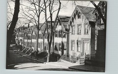 1938 Walker Evans Americana Wood Row Houses Boston Original Photo Gravure
