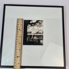 Gina Kvenlog Calderone Behind the Bench Handpainted Photomontage Signed 33/50
