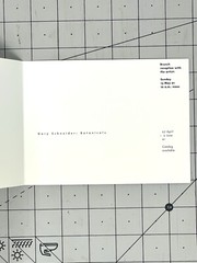 Gary Schneider (b. 1954) Art Announcement Card- Botanicals – 2001 Chicago