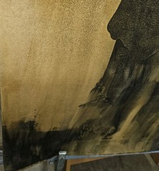 Denyseus Versailles Large Emulsion Transfer Vtg Wood Frame 48×36 Suzanne Lee 80s