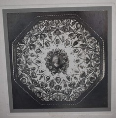 Vintage Photograph of Many Men’s Portraits Building to a Central Portrait