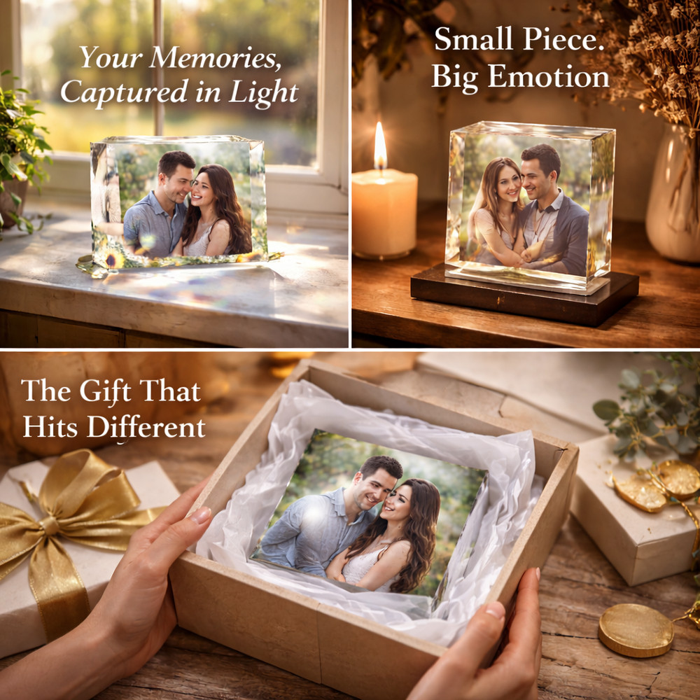 Personalized Acrylic Glass Crystals | Your Memories, Captured in Light