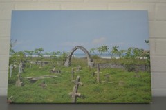 Costa Rica Nosara Photo of Graveyard Arch Canvas Beach Tropical Waves Wall Art