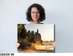 Split Rock Lighthouse Lighthouse 25×17 sunrise mystical ansel adams wall decor