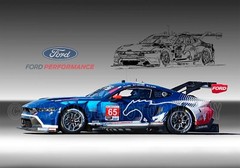 Ford Mustang GT3 IMSA GTD PRO Race Car Photo CA2772