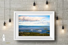 Bar Harbor Maine Photography Prints – View from Cadillac Mountain – Acadia Décor