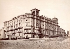F.S. Mann Hastings Queen’s Hotel Circa 1870 Album Photograph England Victorian
