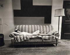 Tom Millea, Model on Couch, 1983 8×10 Signed Platinum Photograph