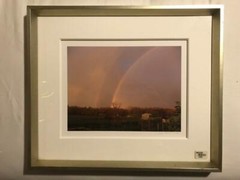 MARTHA STEWART «DOUBLE RAINBOW» SIGNED LIMITED EDITION 11/900 GICLEE PHOTOGRAPIC