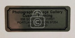 1990’s John Sexton Signed Photograph. Rice Field & Pine Forest. Tohoku, Japan