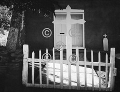 Book Plate Ansel Adams B/W 7.25 x 10.25″ Adobe Ruin Albiquiu NM 1941