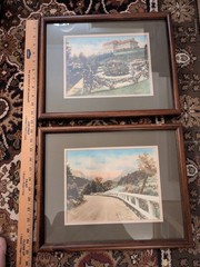 Antique PHOTOGRAPH, HARRIS PICTURE Ashville NC Grove Park Inn Blue Ridge Parkway