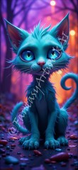 Nice Cat – Digital Image Picture Phone Background AI Art, 12 images – #08