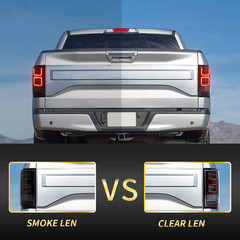 VLAND LED Tail Lights Compatible with [Ford F150 Pickup 2015-2020] with Red Turn