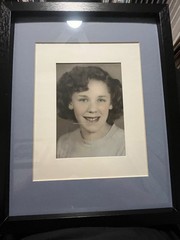 Vintage COPY School Girl 🦋Picture Framed Size Is 15 X 12