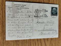 Postcard field post postcard Westensee Beckmanns Gasthof FG
