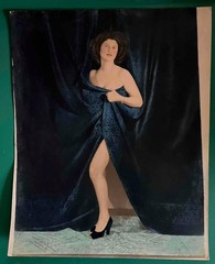 Vintage photo Woman Model 8 x 10 of a Painting by CJ Hendricks A. De Thomas