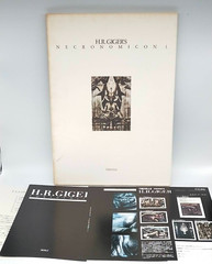 H.R.GIGER’S NECRONOMICON Ⅰ Ⅱ Set Art Book 1992 First Edition Used Rare From JP