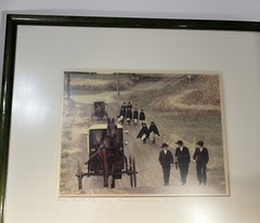 Bill Coleman Signed & Framed Vintage Amish Photograph No. 236